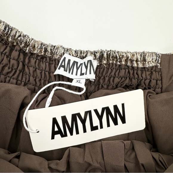 Amylynn Sara Strapless Brocade Ruffle Mini Dress - Picture 13 of 16